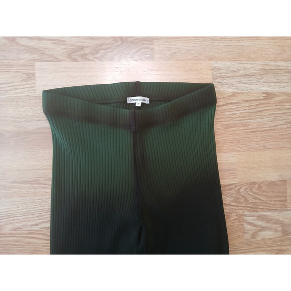 Cotton Citizen Ibiza Ombre Ribbed Pants in Forest Green Size Medium - Picture 6 of 7
